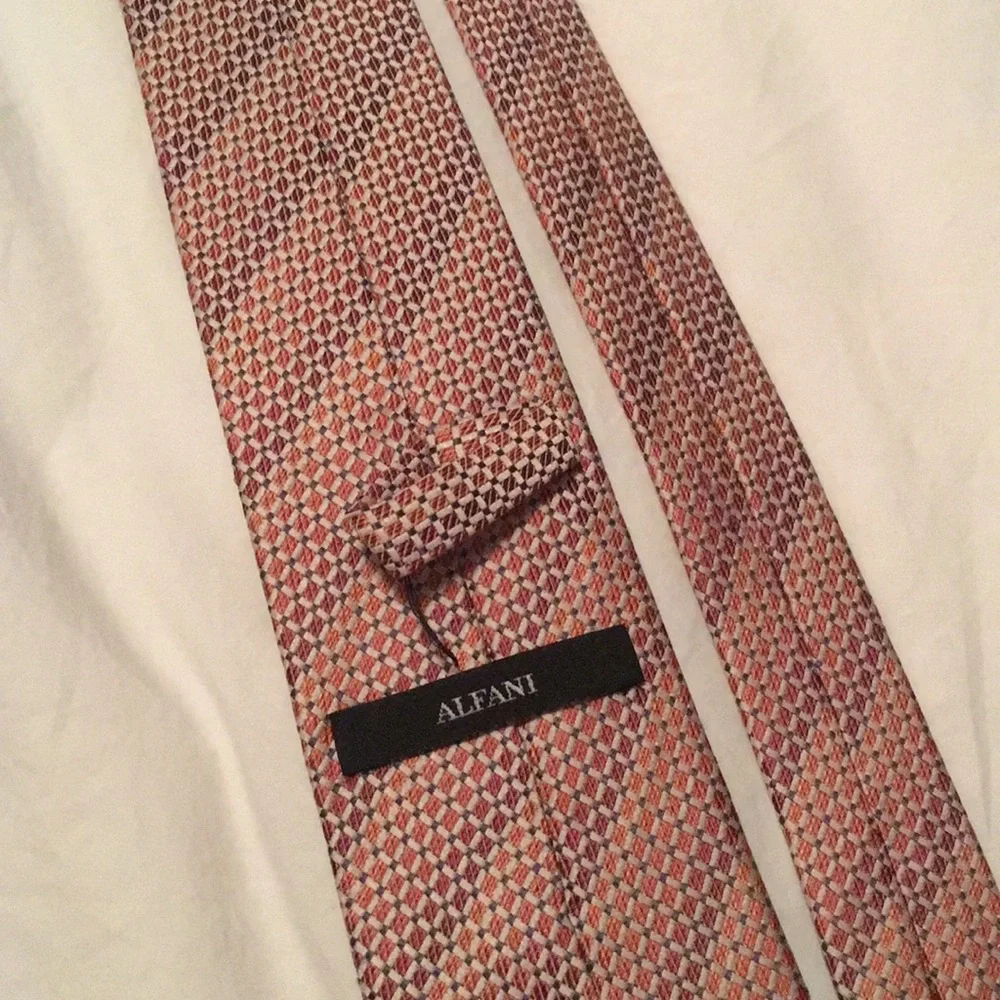 Alfani burnt orange tie
